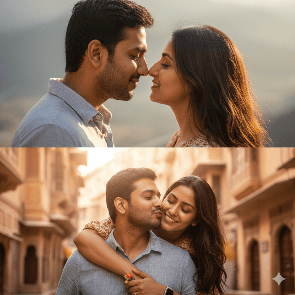 Close-Up Romantic Shots That Feel Intimate