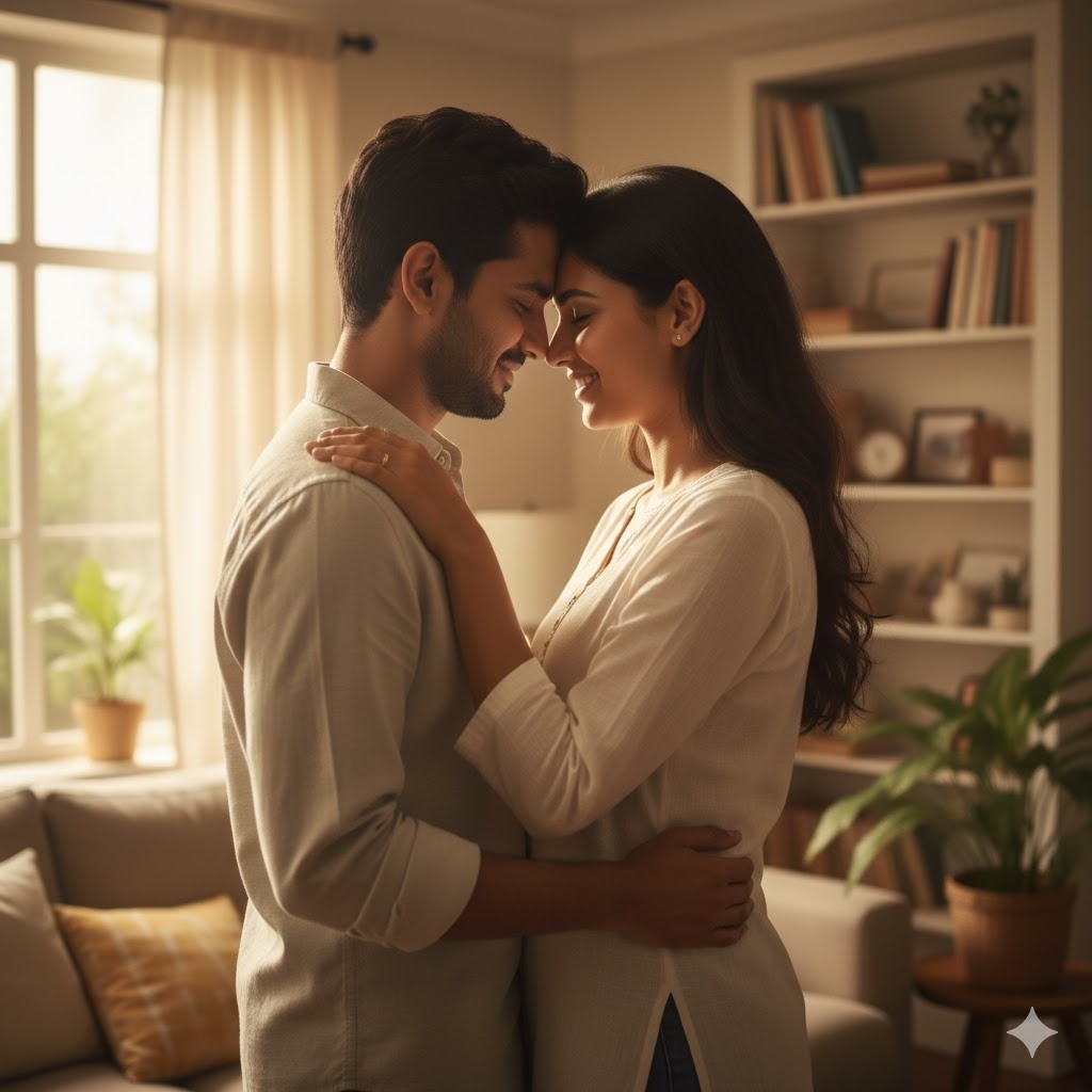 Forehead Touch Pose couples