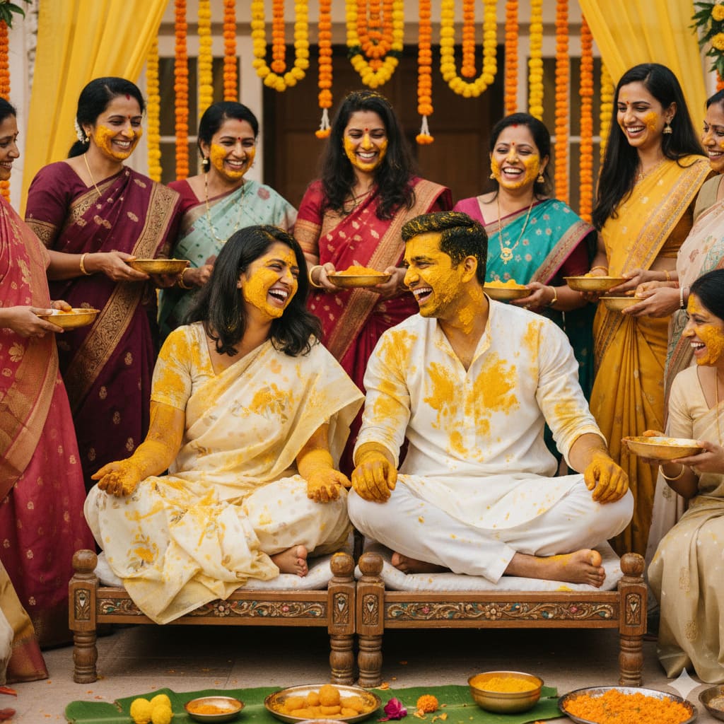 Mehendi or Haldi Inspired Shots