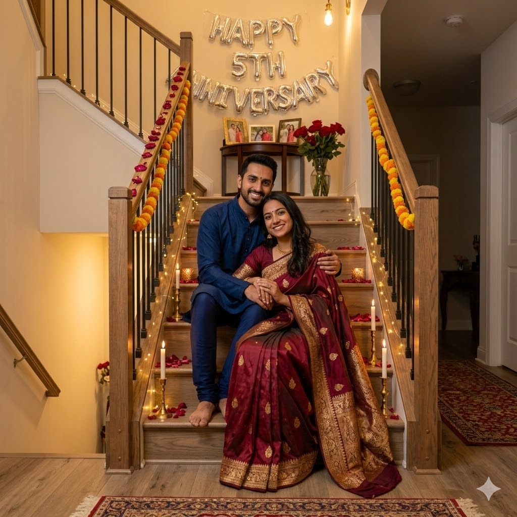 Sitting on Stairs Shot 