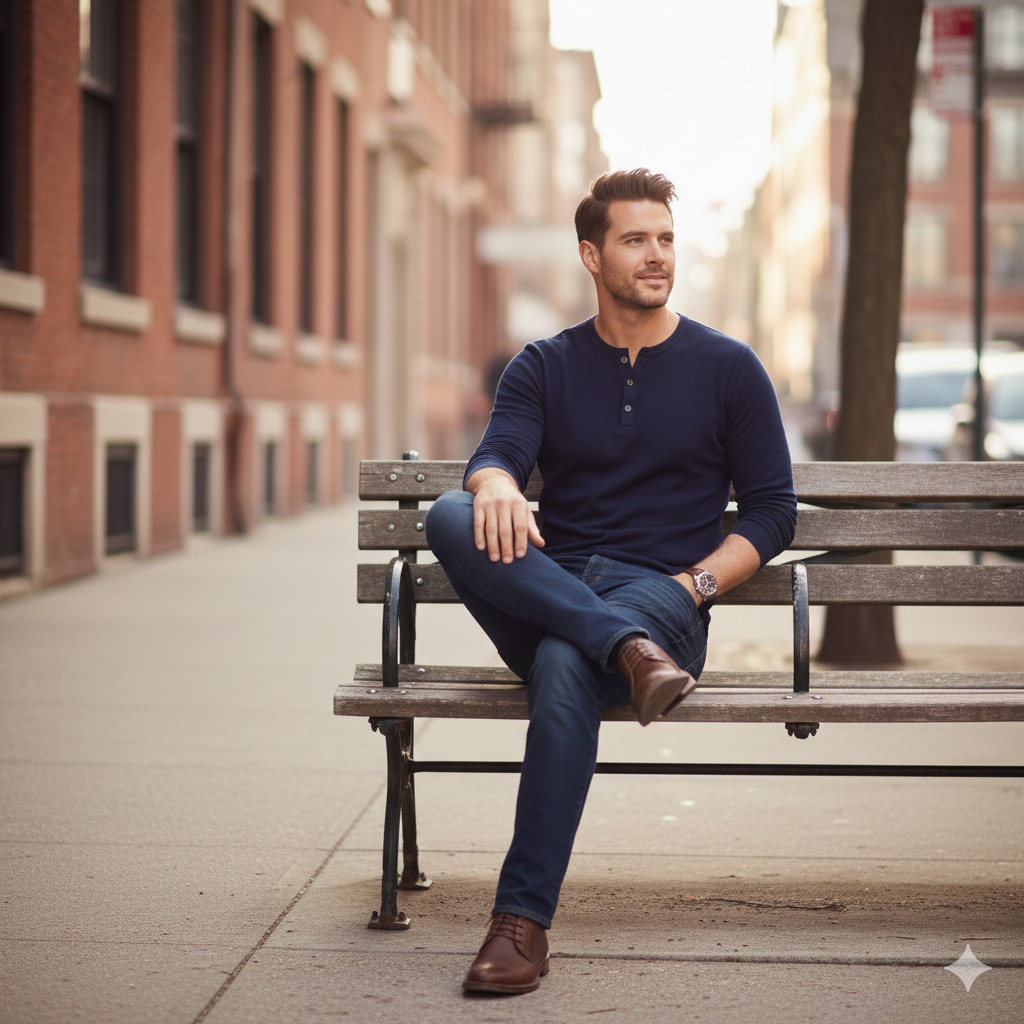 The Sitting Casual Pose