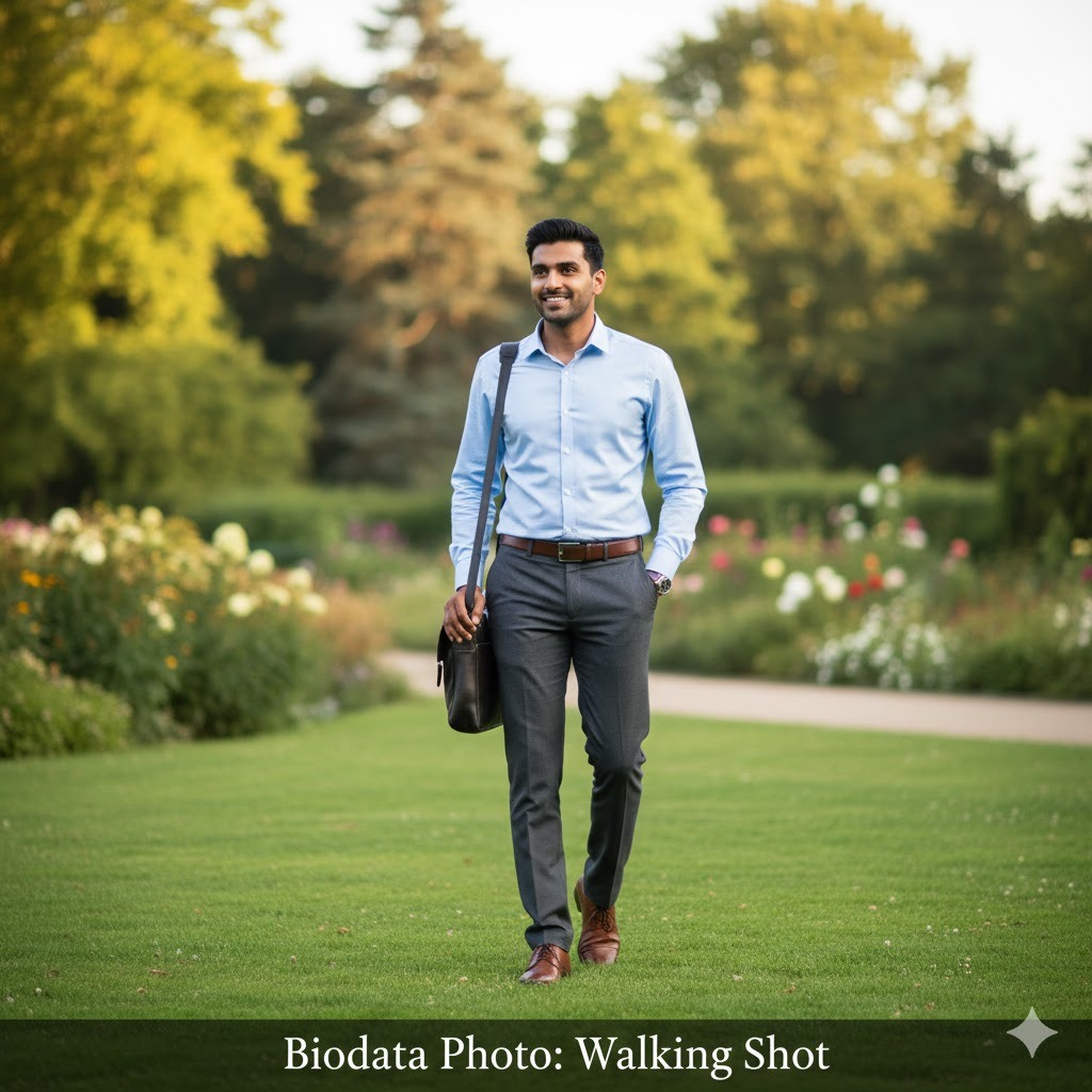 Walking Shot for biodata