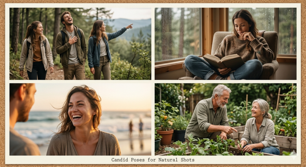 Candid Poses for Natural Shots