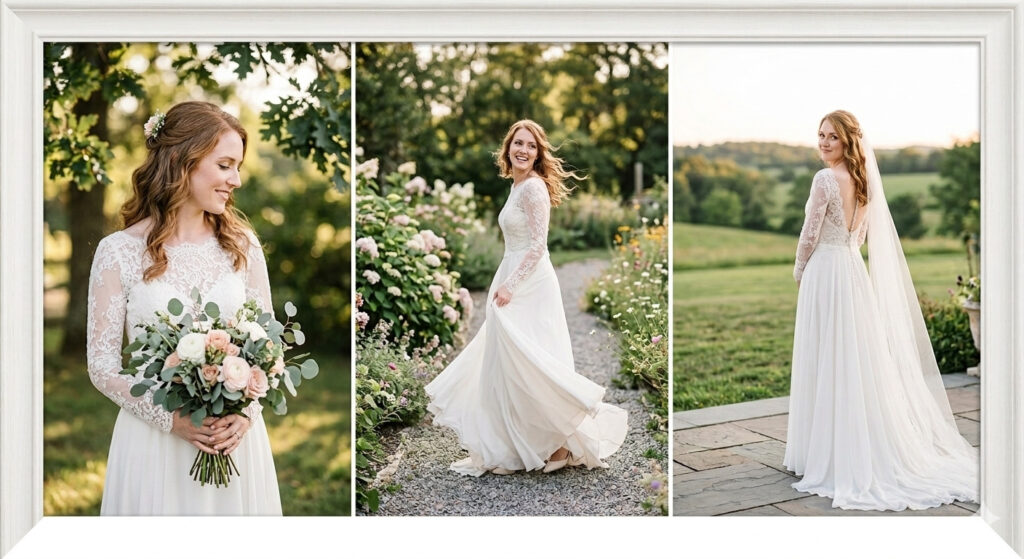 Natural Bride Solo Photo Poses for Beginners