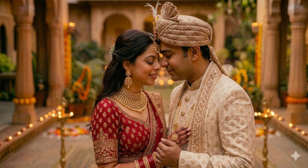 The Forehead Touch Pose