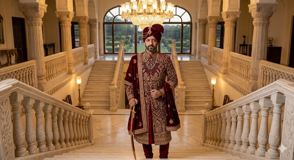 The Regal Staircase Pose