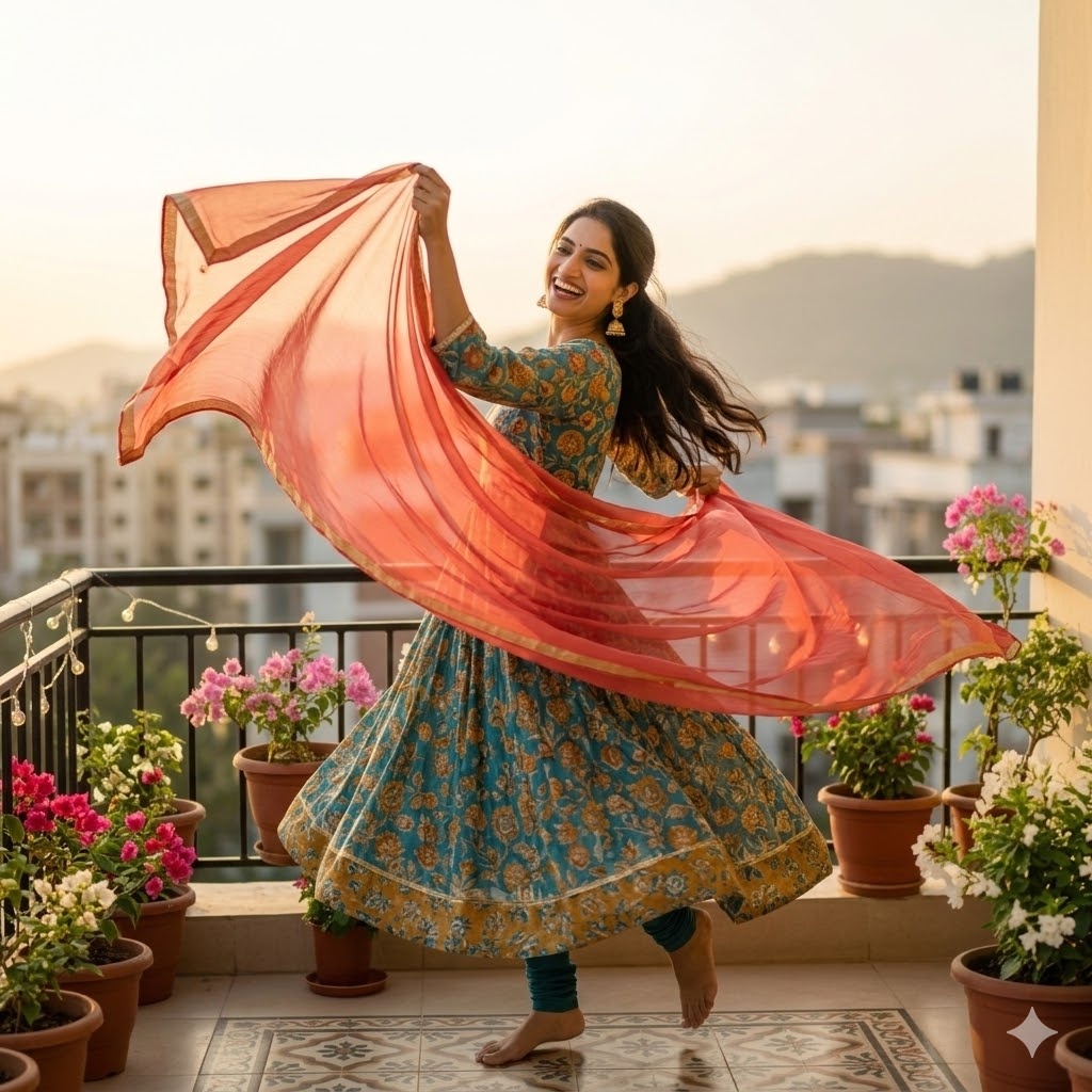 Twirl with Dupatta