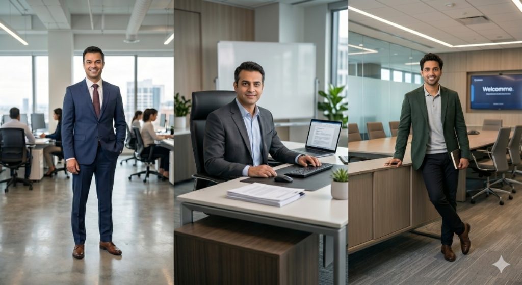 Basic Office & Corporate Photo Poses for Beginners