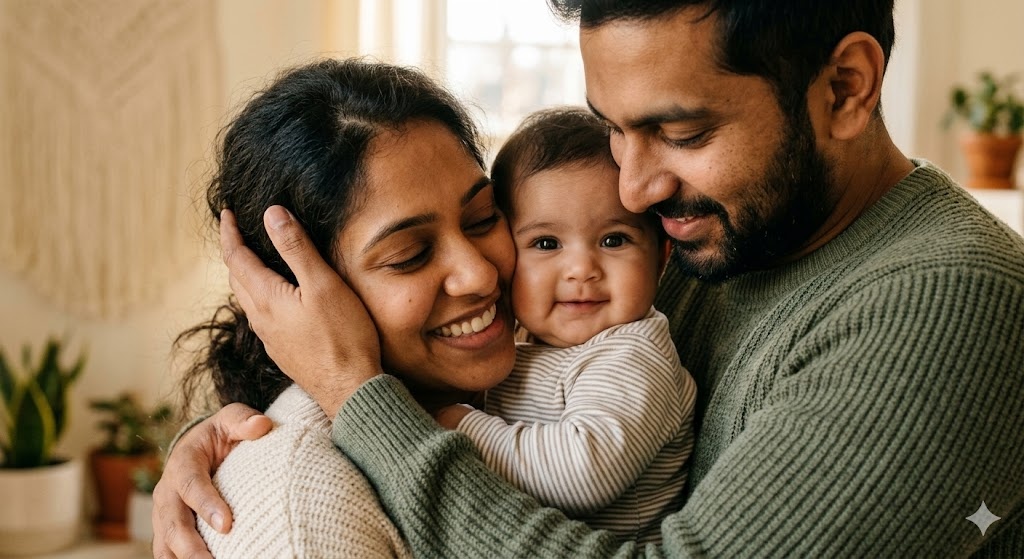 Family Hug Pose