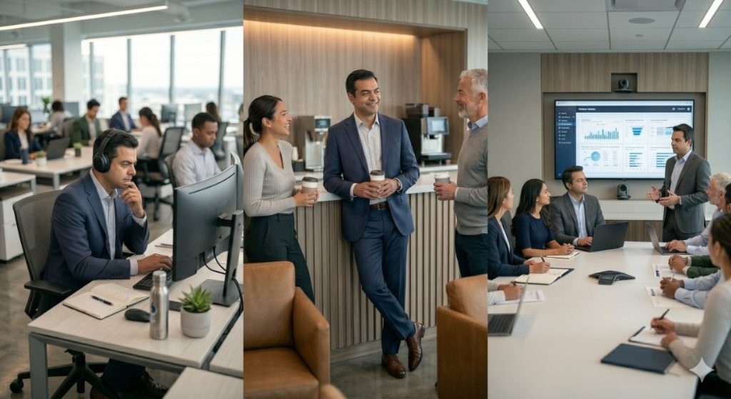 Office Desk & Work Environment Poses