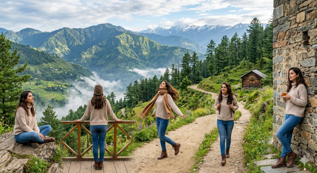 Solo Photo Poses for Hill Stations