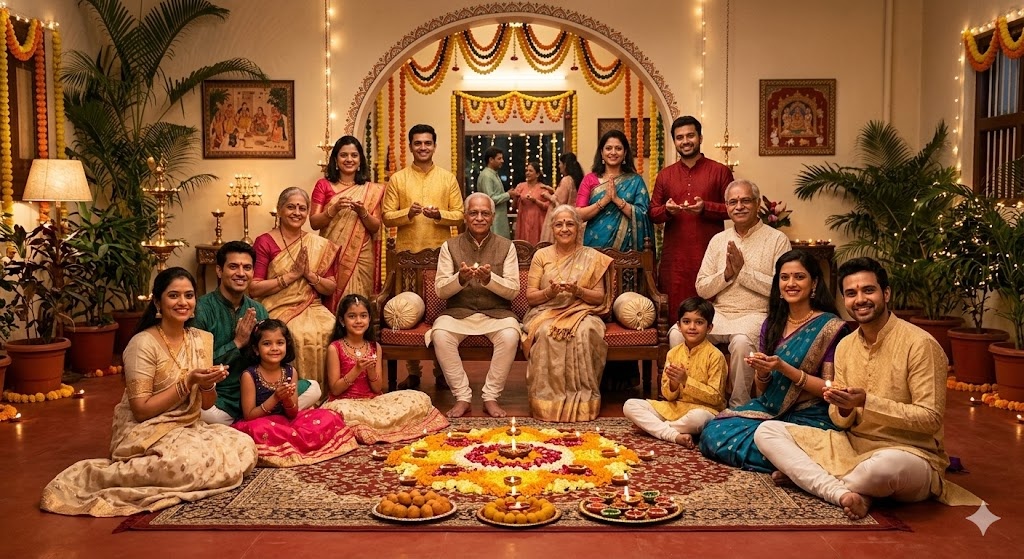 diwali pose