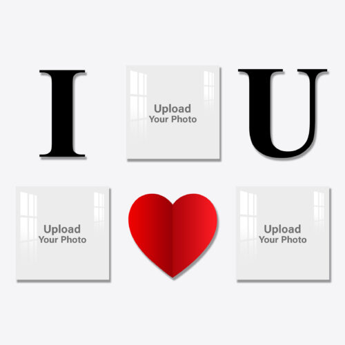 I Love You – Creative wall combo Square