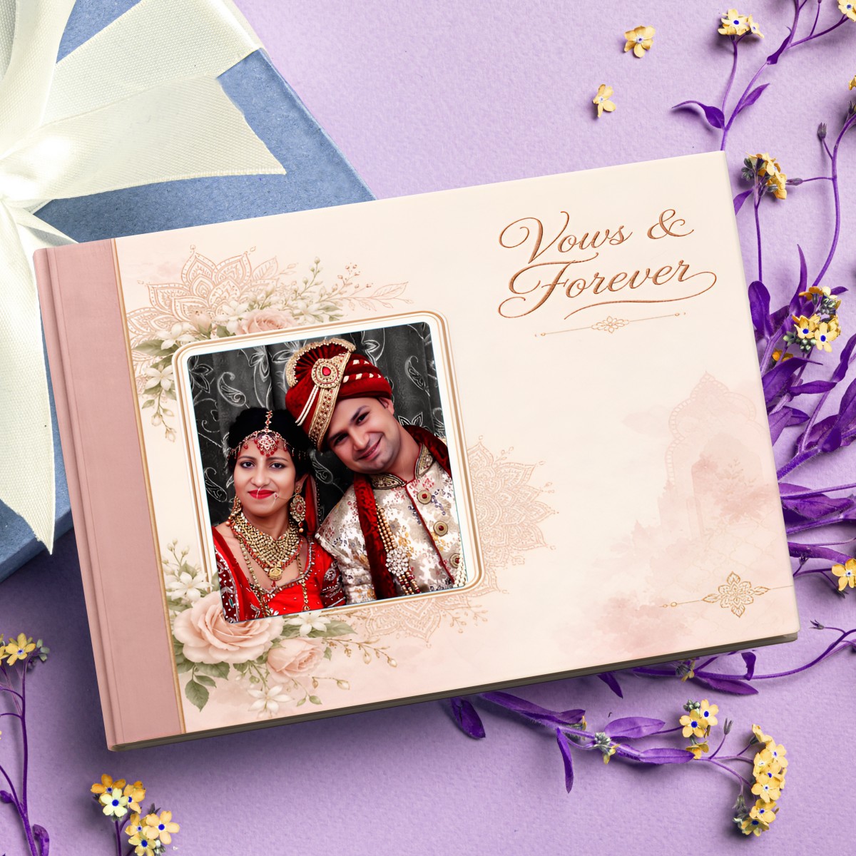 "Vows & Forever" Wedding Photo Album