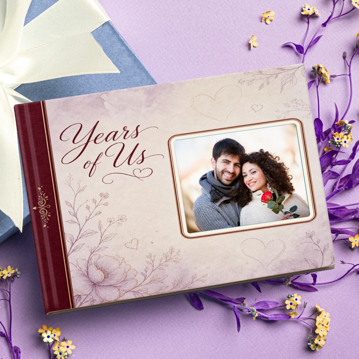 "Years of Us" Couple Anniversary Photo Album