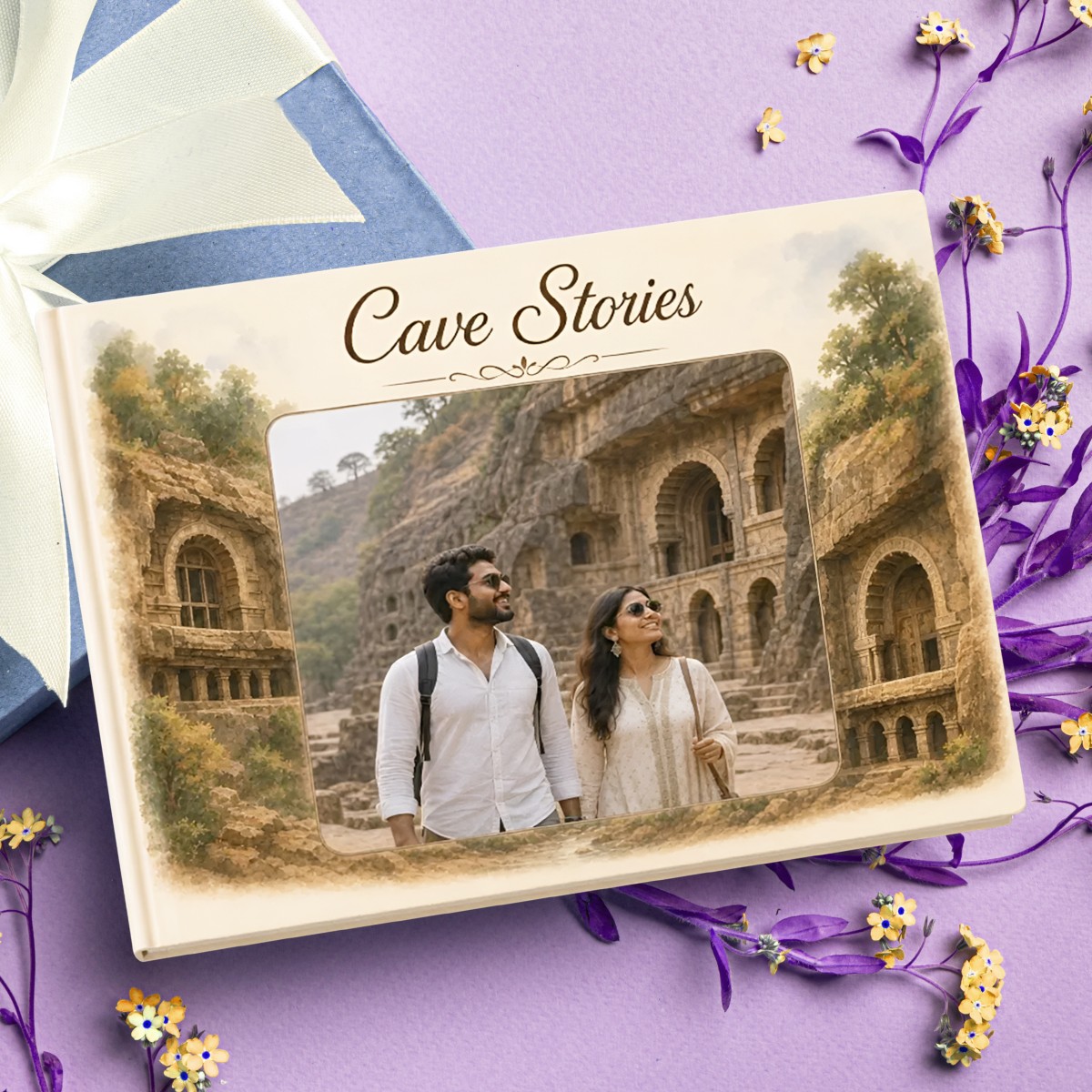 "Cave Stories" Ajanta Travel Photo Album